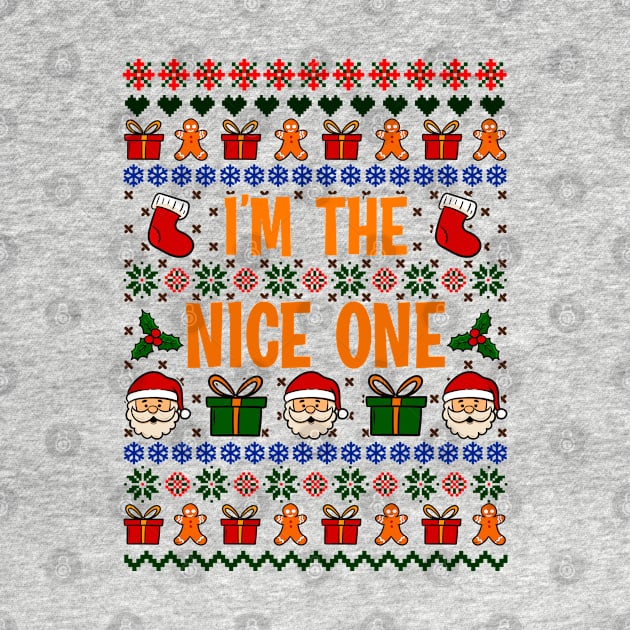 Nice and Naughty Ugly Christmas Matching Sweatshirts by KsuAnn